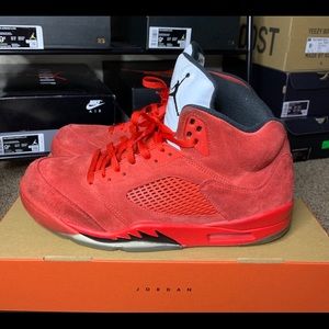 Air Jordan 5 Retro ‘Red Suede’ Men’s Size 13